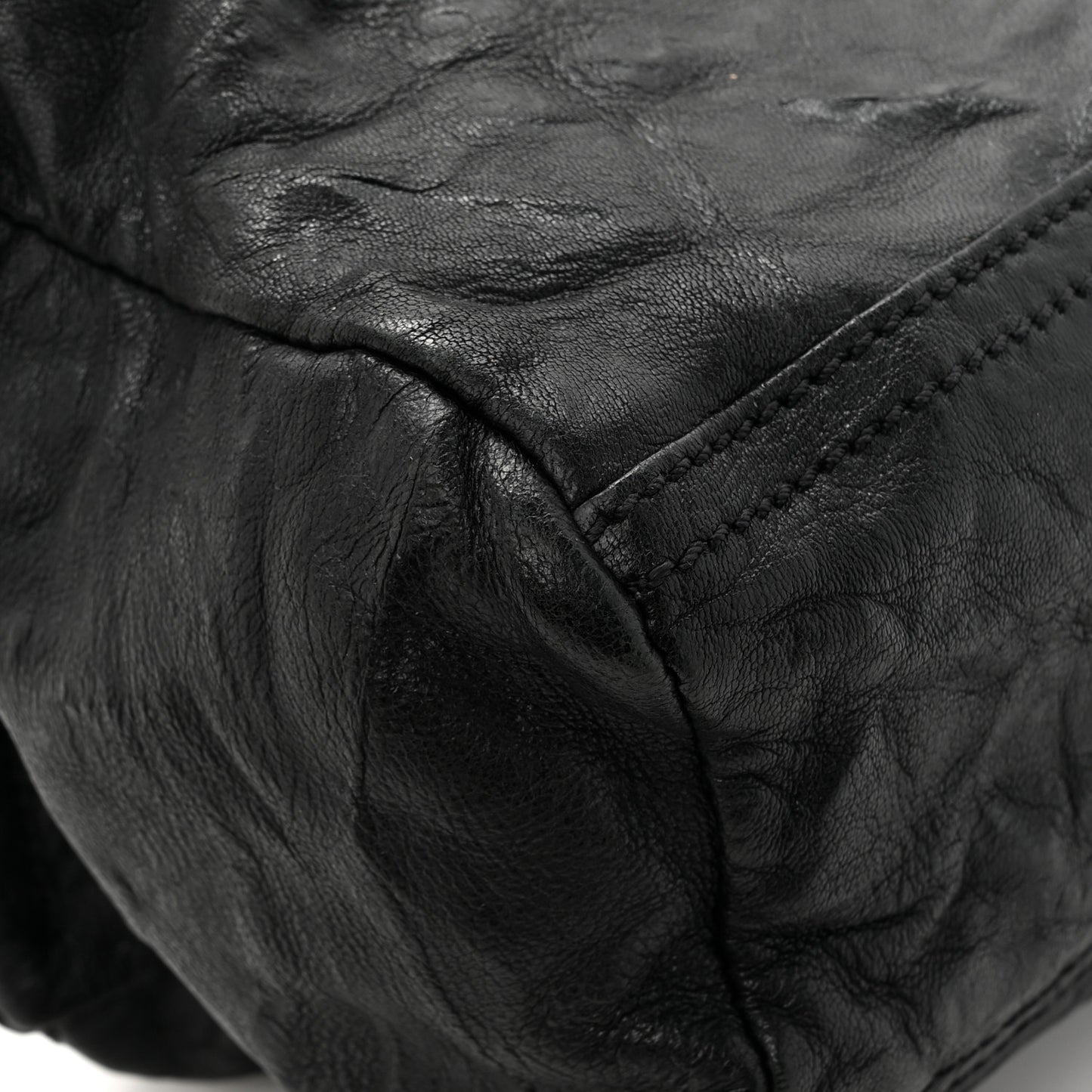 Tumbled Sheepskin Mini Pandora Black