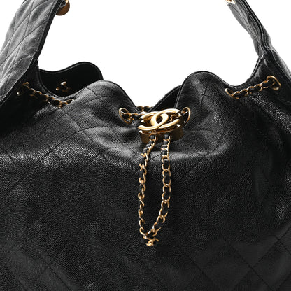 Chanel Caviar Quilted Medium Chanel 25 Handbag Black 9 of 12