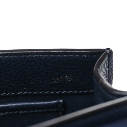 Mulberry Grained Calfskin Studded Small Amberly Top Handle Crossbody Navy 11 of 11