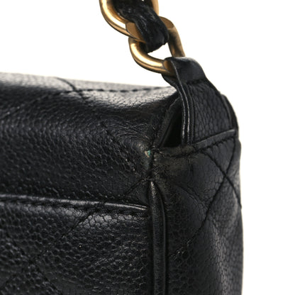 Chanel Caviar Quilted Medium Single Flap Black 17 of 17