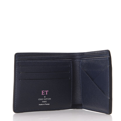 Louis Vuitton Epi Initials Multiple Wallet Blue Marine 5 of 7