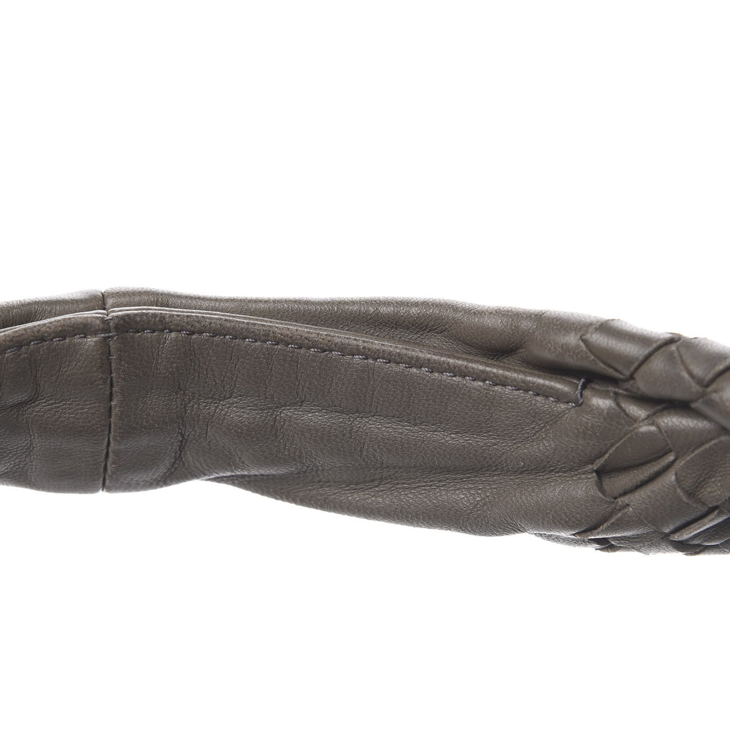 Nappa Intrecciato Medium Veneta Hobo Grey