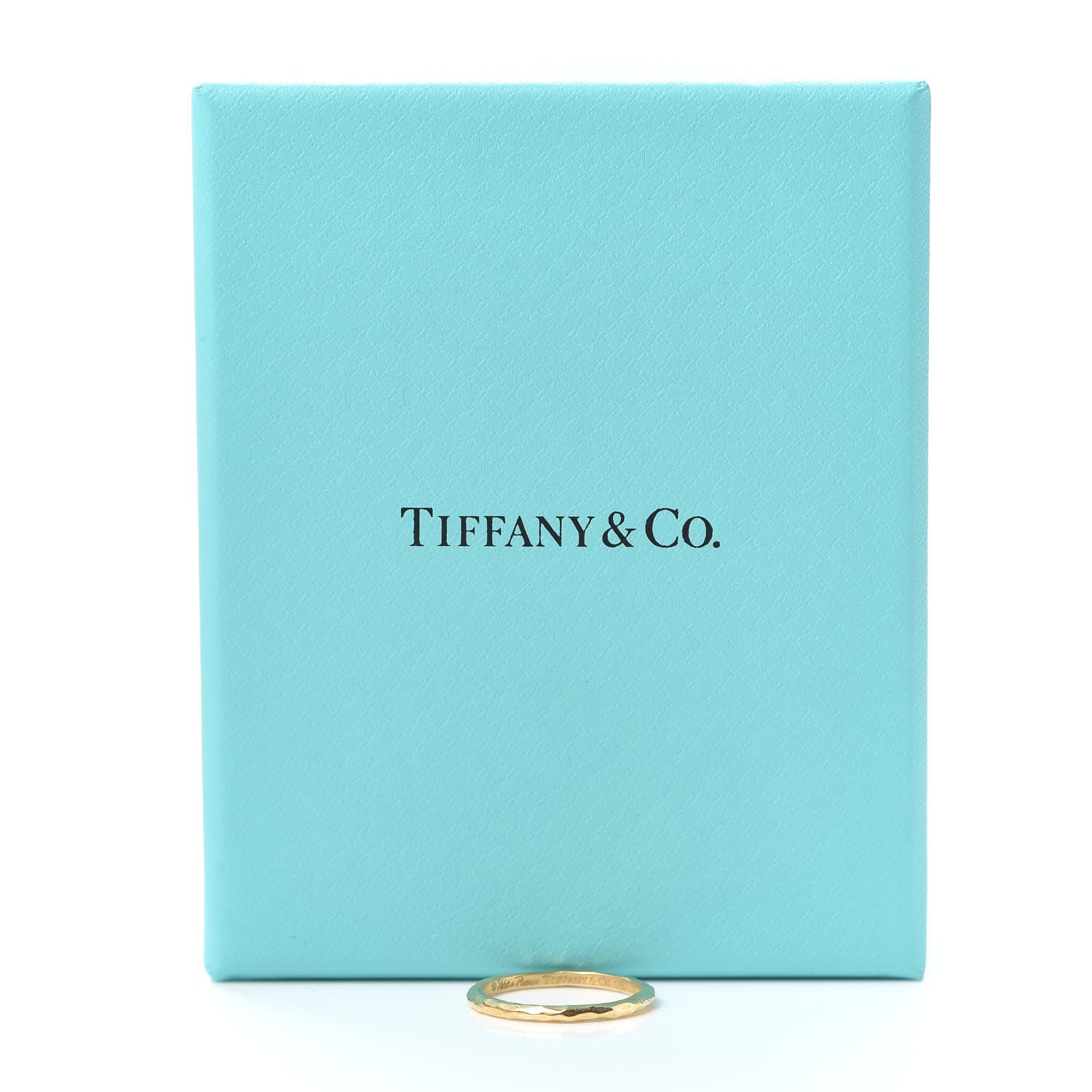 Tiffany 18K Yellow Gold Paloma Picasso Hammered Ring 52 6 5 of 5
