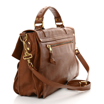 Proenza Schouler Lambskin Medium PS1 Satchel Saddle 3 of 14