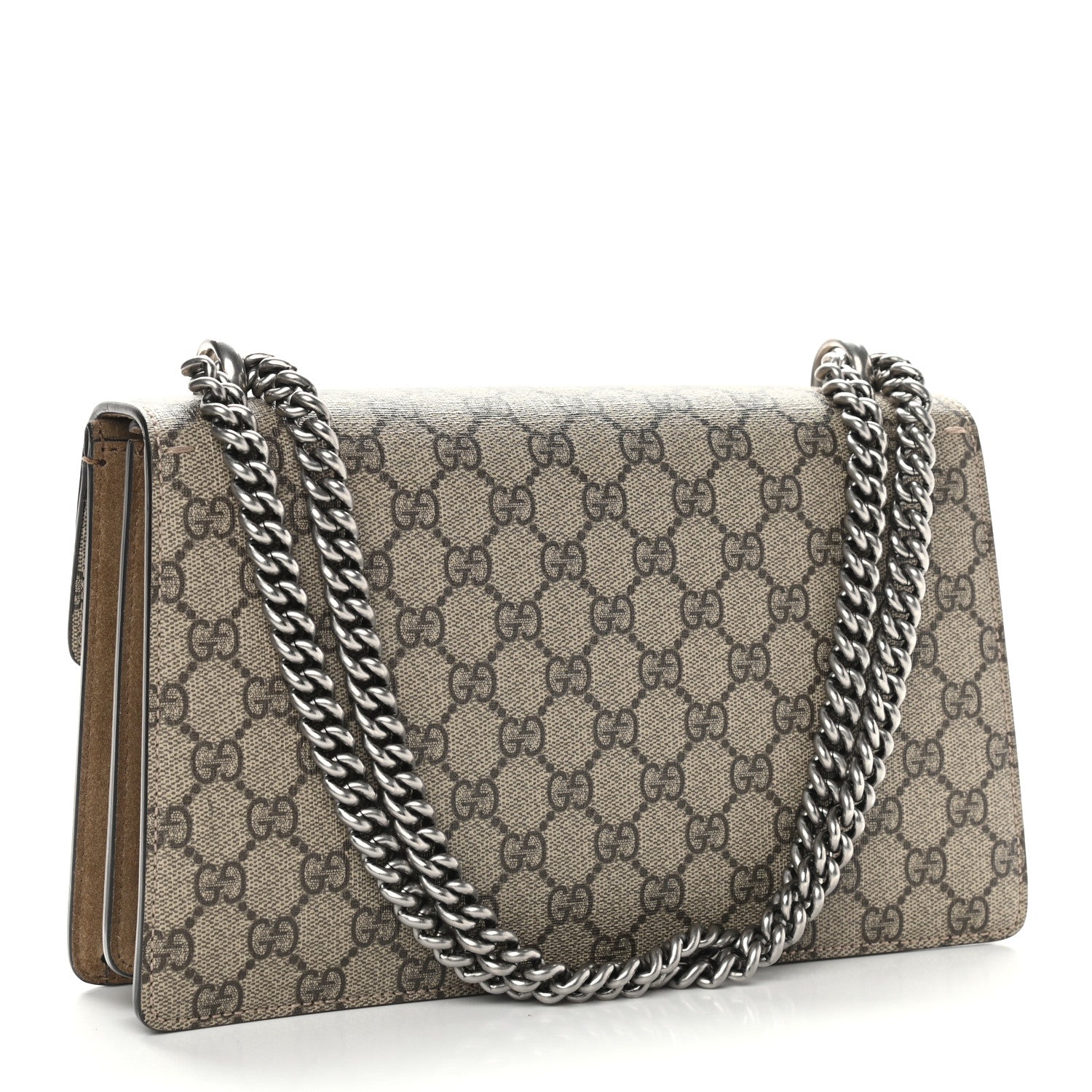 Gucci GG Supreme Monogram Small Dionysus Shoulder Bag Taupe 3 of 12