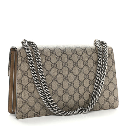 Gucci GG Supreme Monogram Small Dionysus Shoulder Bag Taupe 3 of 12