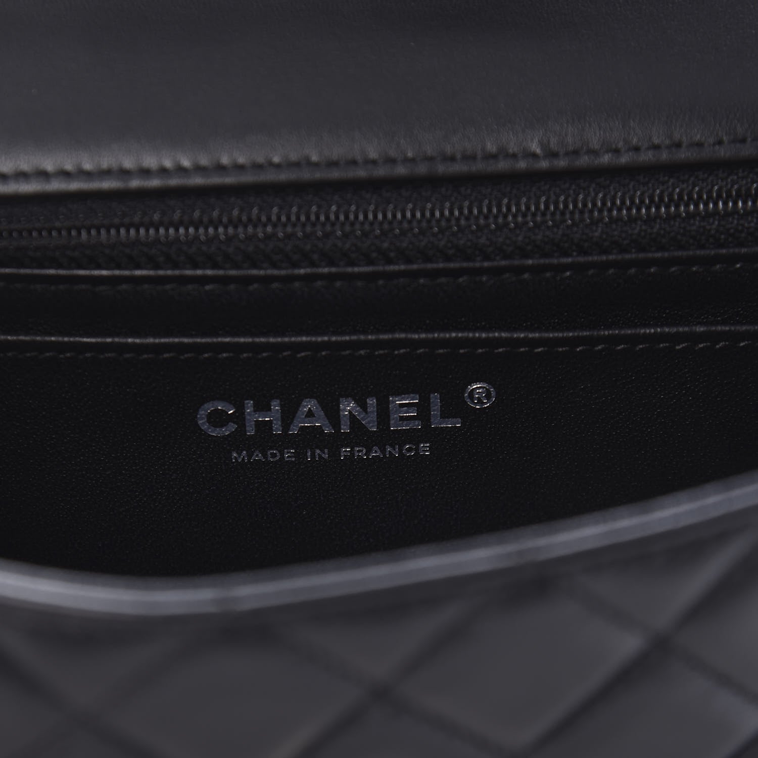 Chanel Lambskin Quilted Mini Rectangular Flap Black 8 of 11