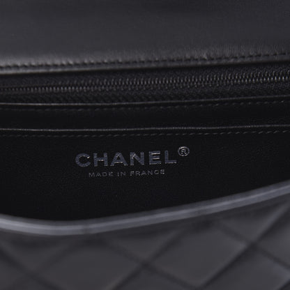 Chanel Lambskin Quilted Mini Rectangular Flap Black 8 of 11