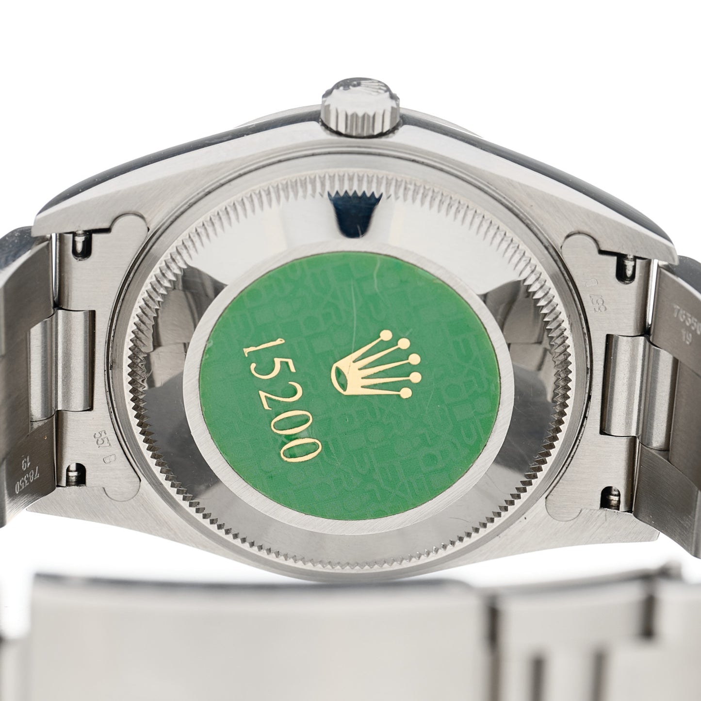 Stainless Steel 34mm Oyster Perpertual Date Watch Silver 15200
