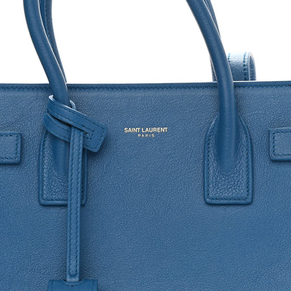 Saint Laurent Calfskin Baby Sac De Jour Indigo 7 of 9