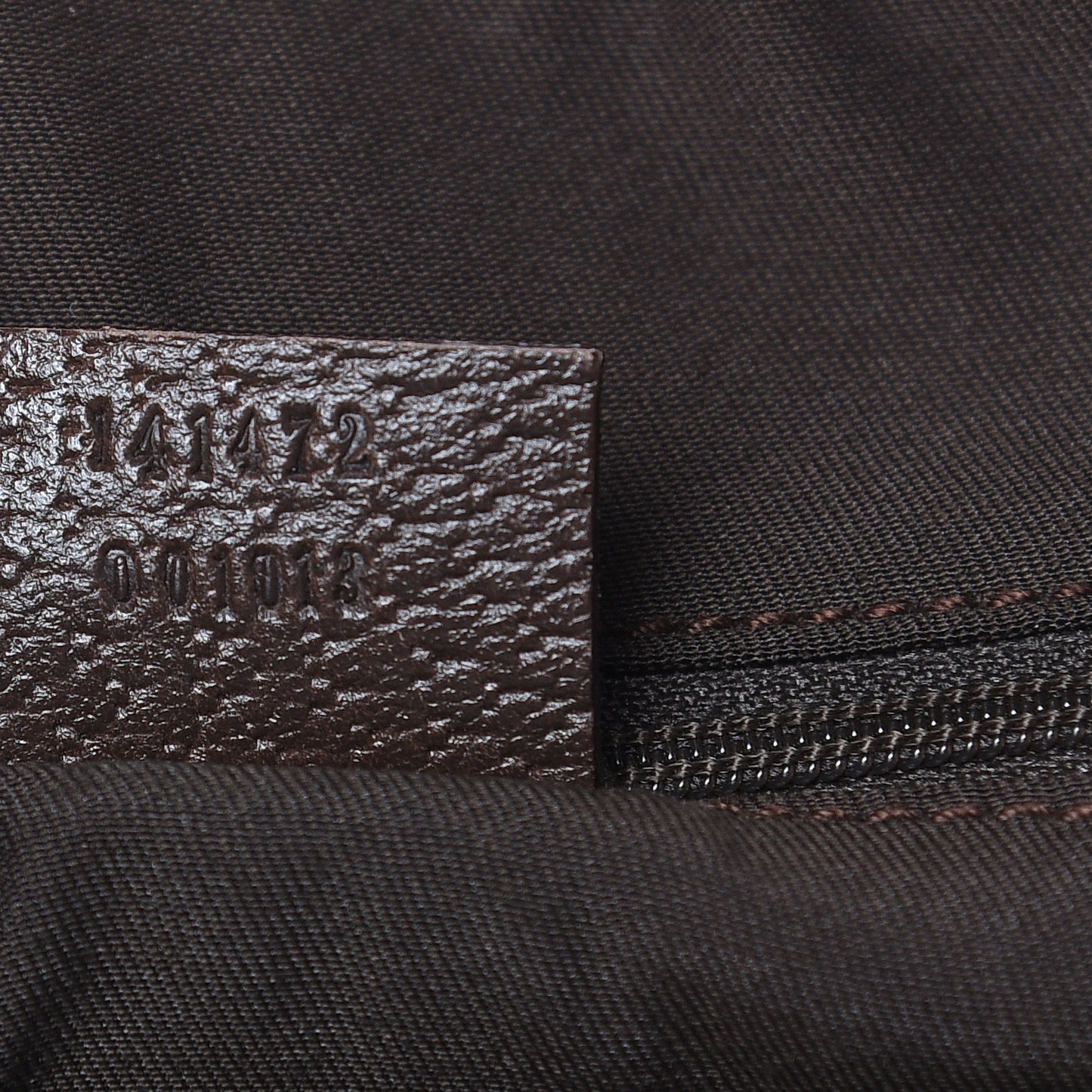 Monogram Large Abbey Tote Dark Brown