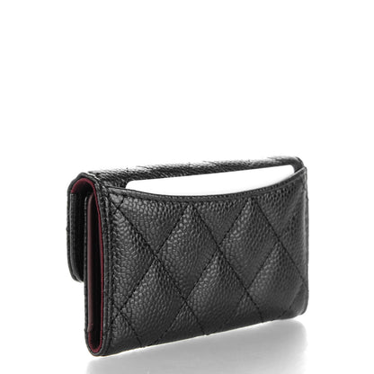 Chanel Caviar Quilted 6 Key Holder Black 3 of 8