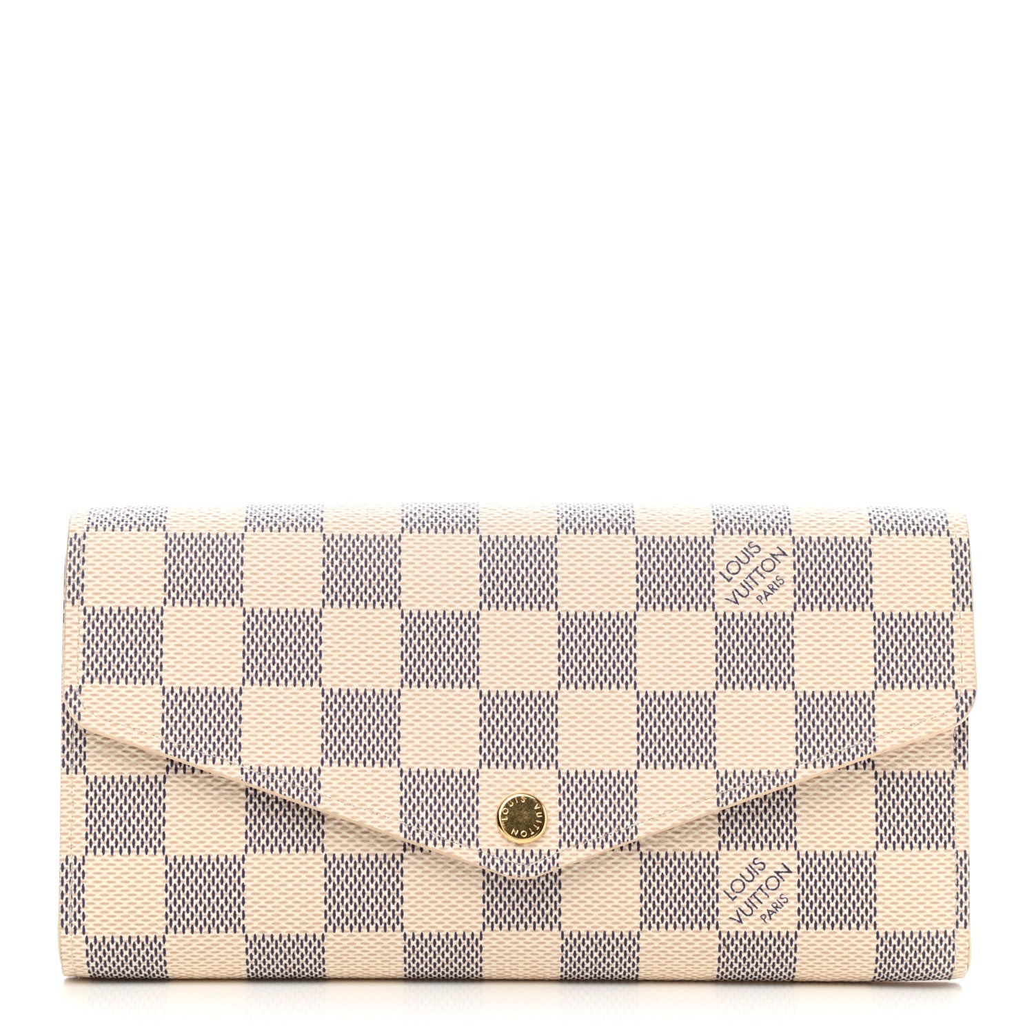 Louis Vuitton Damier Azur Sarah Wallet NM 1 of 6