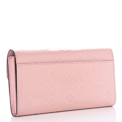 Louis Vuitton Vernis Sarah Wallet NM Rose Ballerine 3 of 7