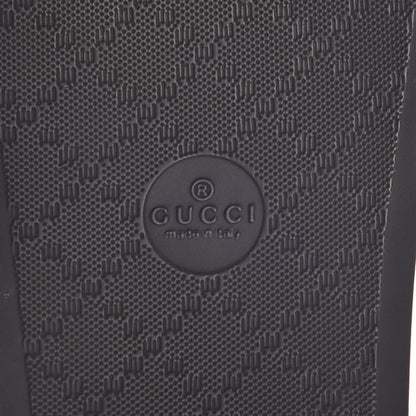 Gucci Satin Web Sylvie Bow Slide Sandals 37 White 6 of 9