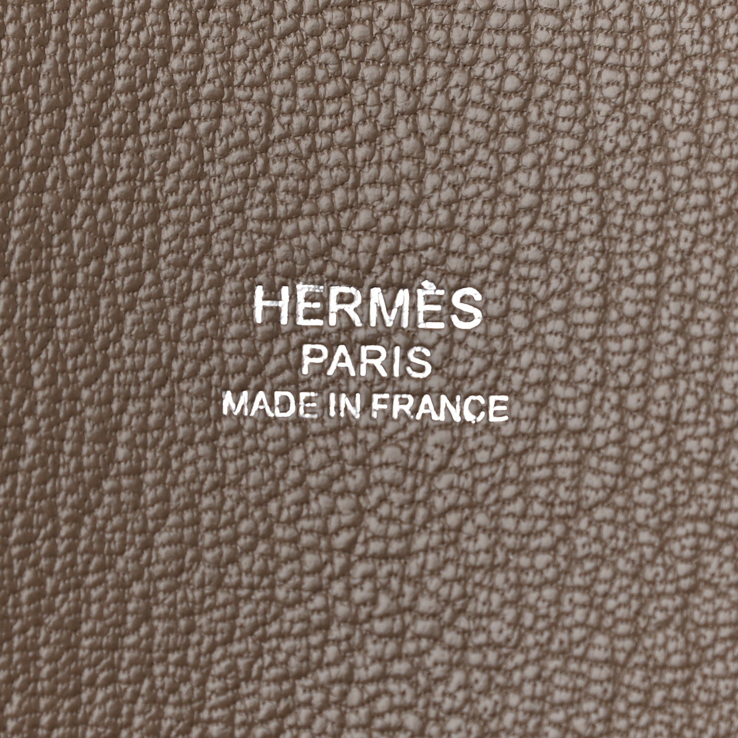 Hermes Taurillon Clemence Jypsiere 28 Etoupe 6 of 10