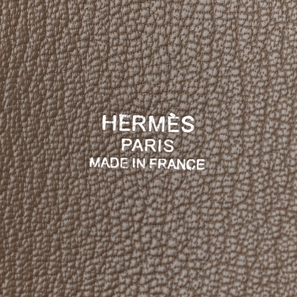 Hermes Taurillon Clemence Jypsiere 28 Etoupe 6 of 10
