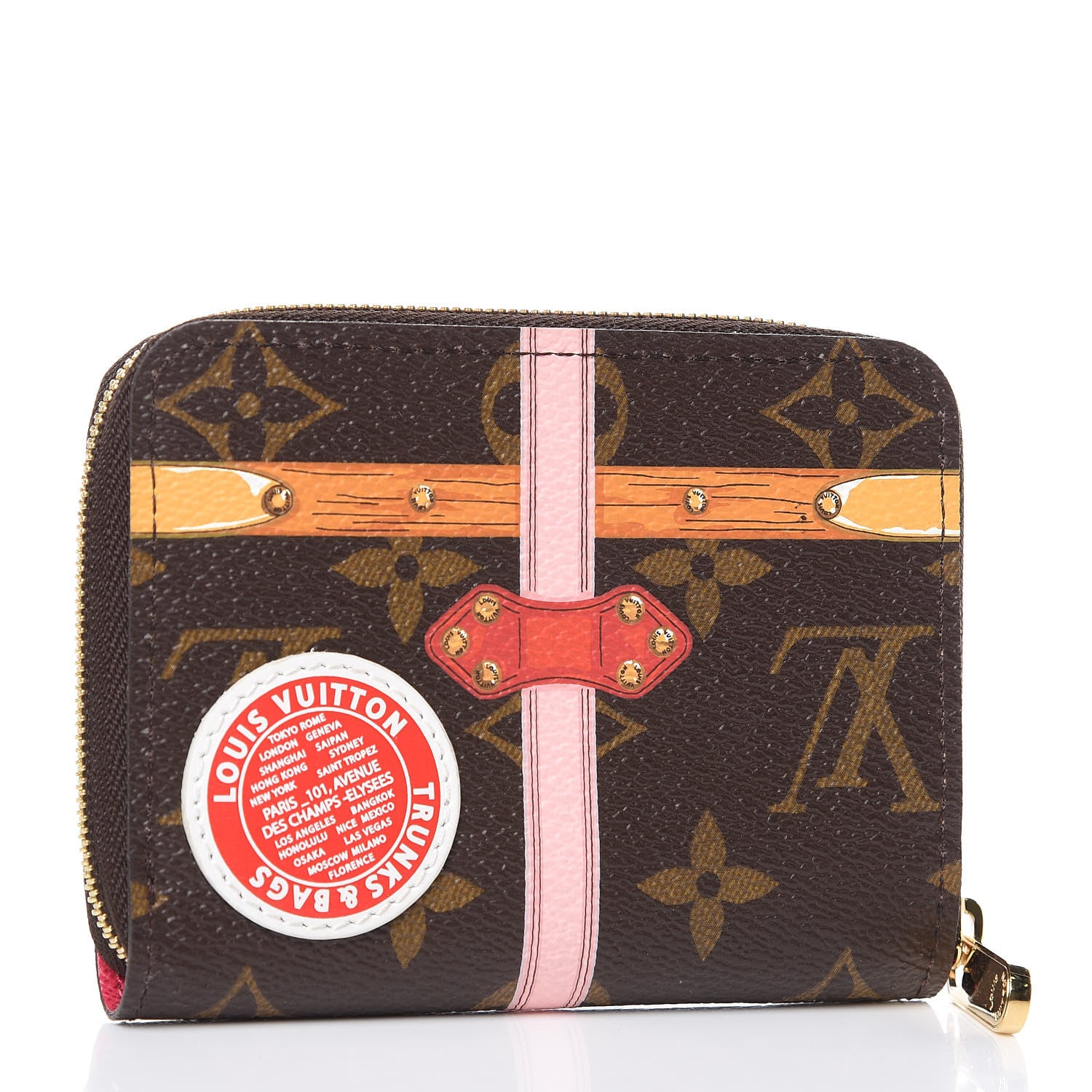 Louis Vuitton Monogram Summer Trunks Zippy Coin Purse 3 of 8