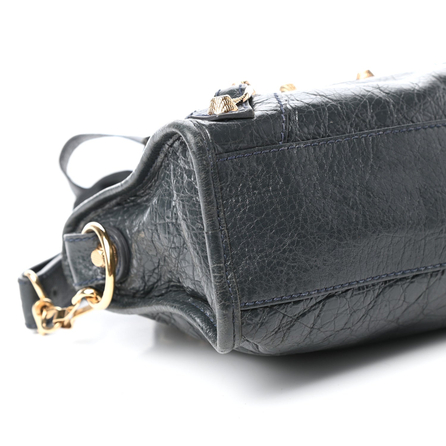 Balenciaga Agneau Giant 12 Gold Hardware Mini City Anthracite 9 of 10