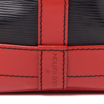Louis Vuitton Epi Bi-Color Noe Castillan Red Black 7 of 10