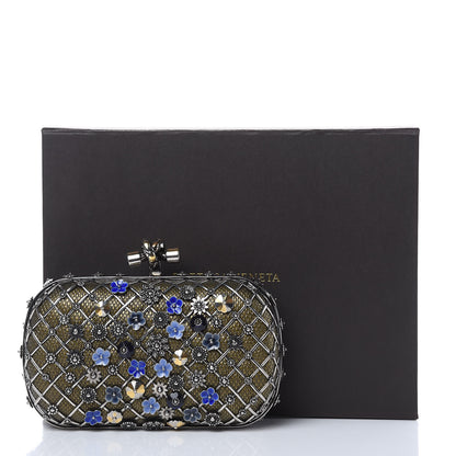 Bottega Veneta Karung Metal Embellished Knot Clutch Antique Brass 7 of 7