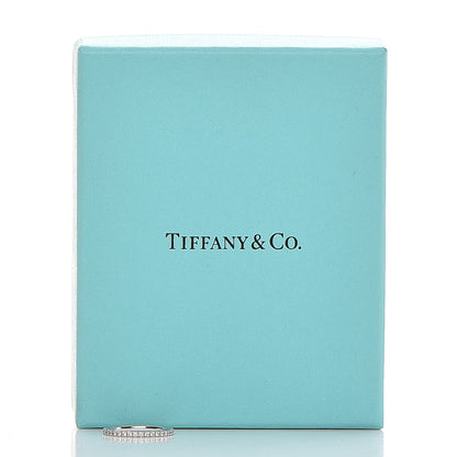 Tiffany 18K White Gold Diamond Metro Ring 47 4 5 of 5
