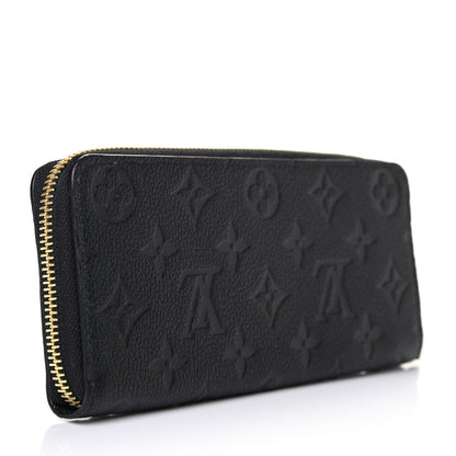 Louis Vuitton Empreinte Clemence Wallet Black 2 of 4