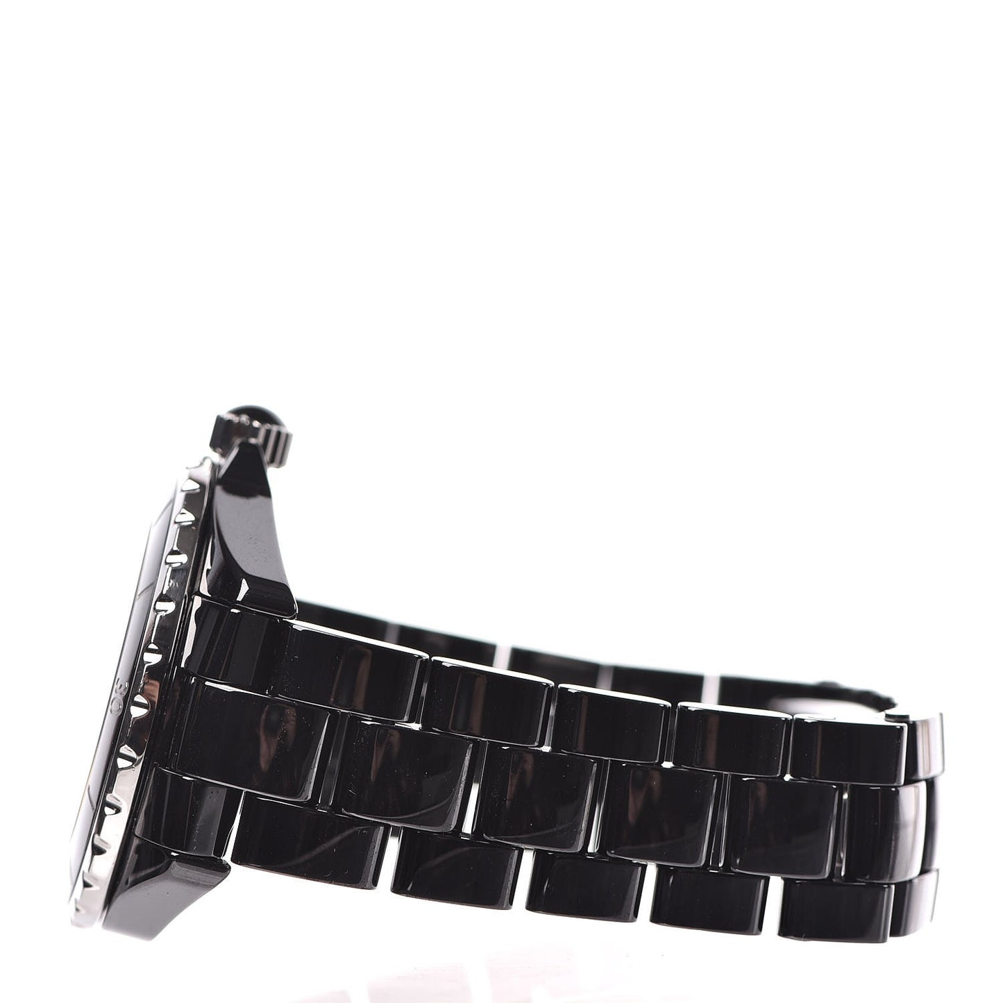 Stainless Steel Ceramic Diamond Dial 38mm J12 Automatic Watch Black