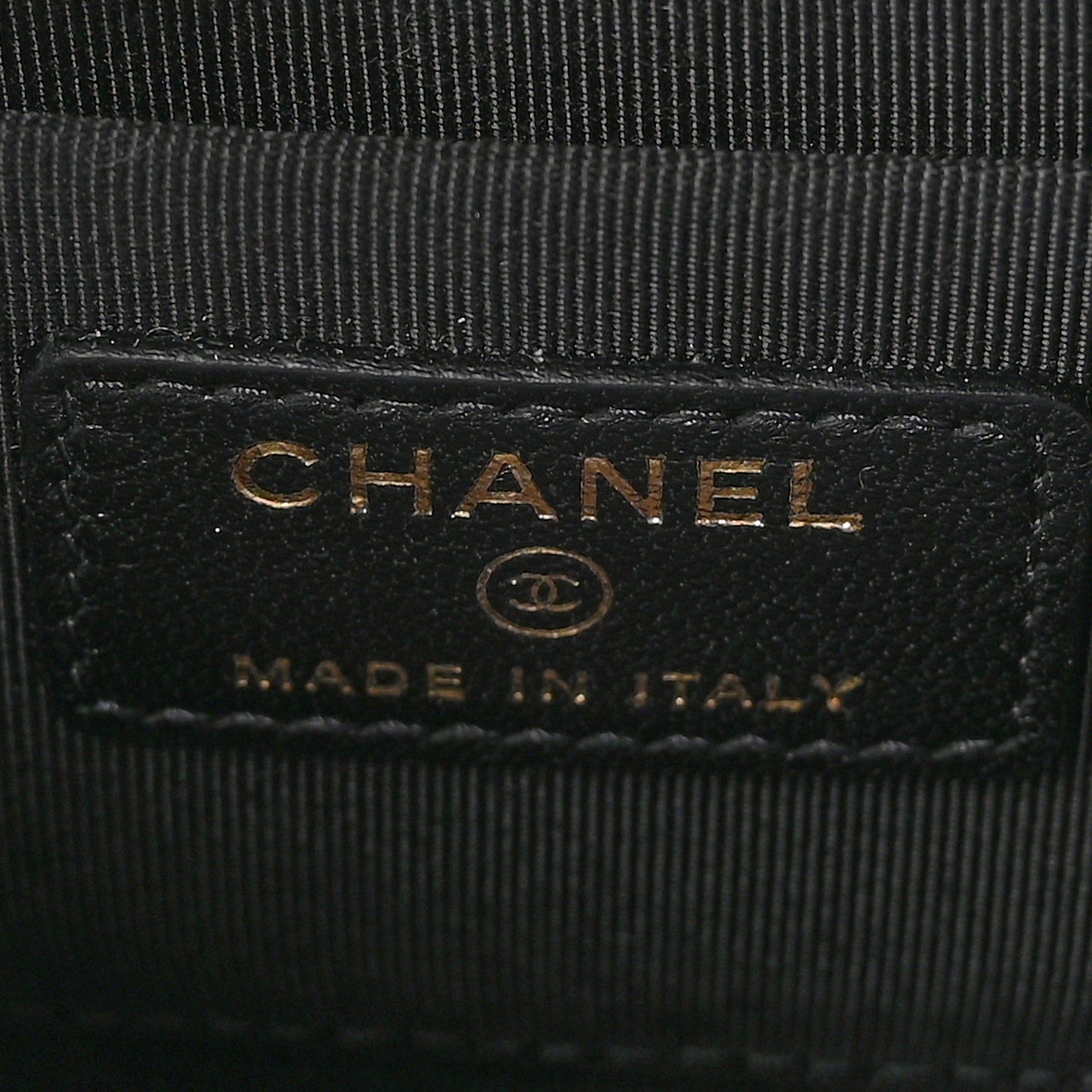 Lambskin Quilted Mini Trendy CC Chain Wallet Black