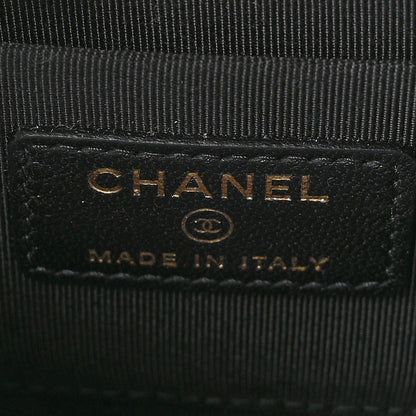 Chanel Lambskin Quilted Mini Trendy CC Chain Wallet Black 6 of 11