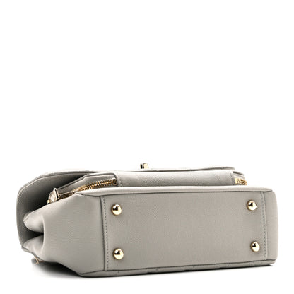 Chanel Caviar Quilted Medium Business Affinity Flap Grey 4 of 10