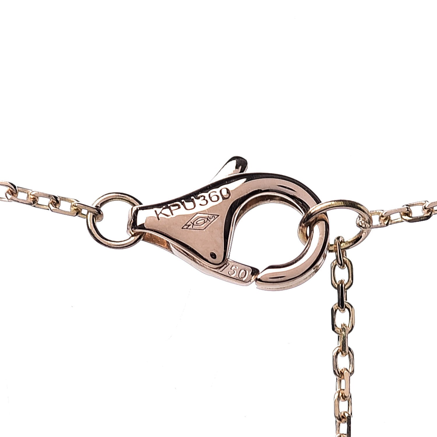 Cartier 18K Pink Gold Diamond Black Onyx XS Amulette de Cartier Pendant Necklace 6 of 8