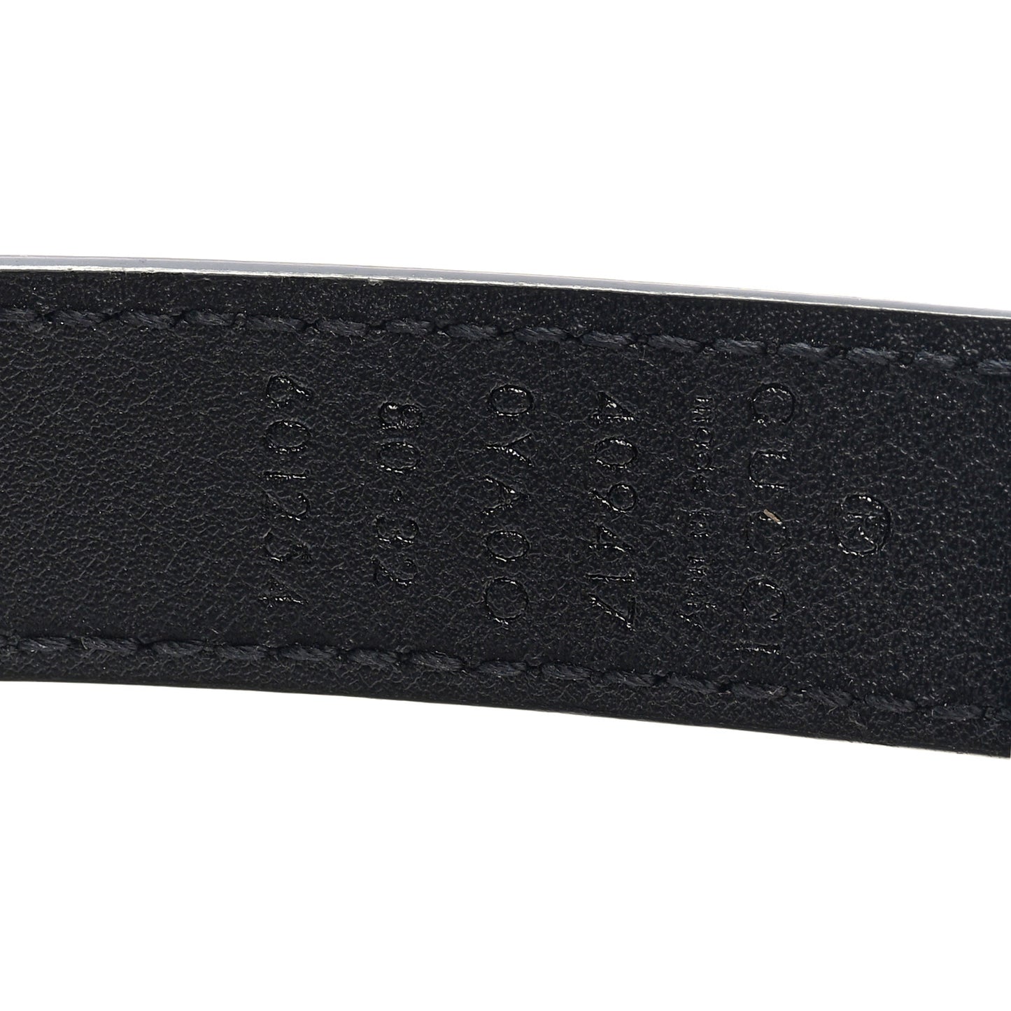 Calfskin Double G 20mm Belt 80 32 Black