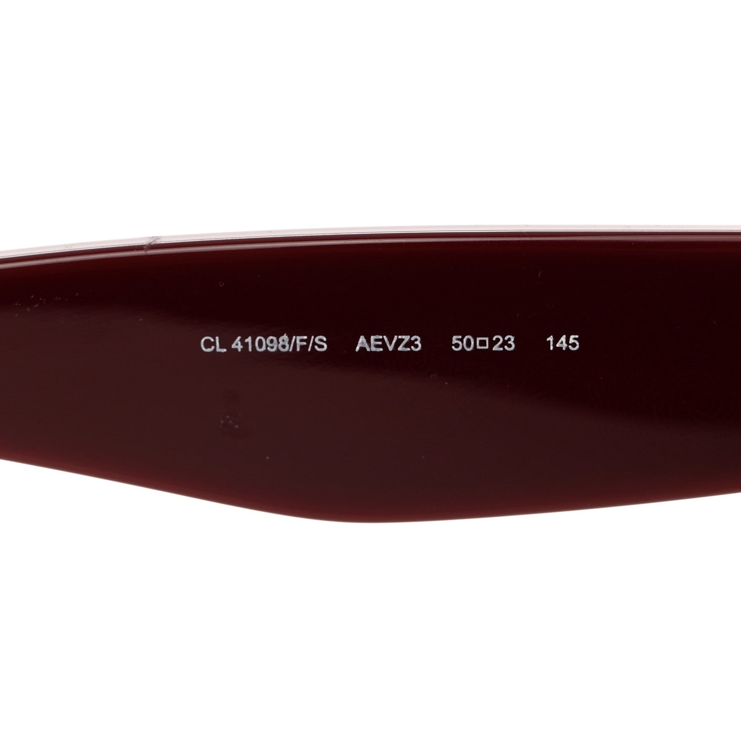 Celine Catherine Sunglasses CL 41098/F/S Burgundy Havana 6 of 7