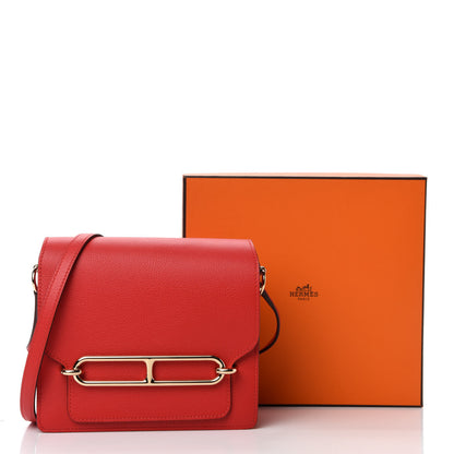 Hermes Evercolor Mini Sac Roulis Rouge De Coeur 11 of 11