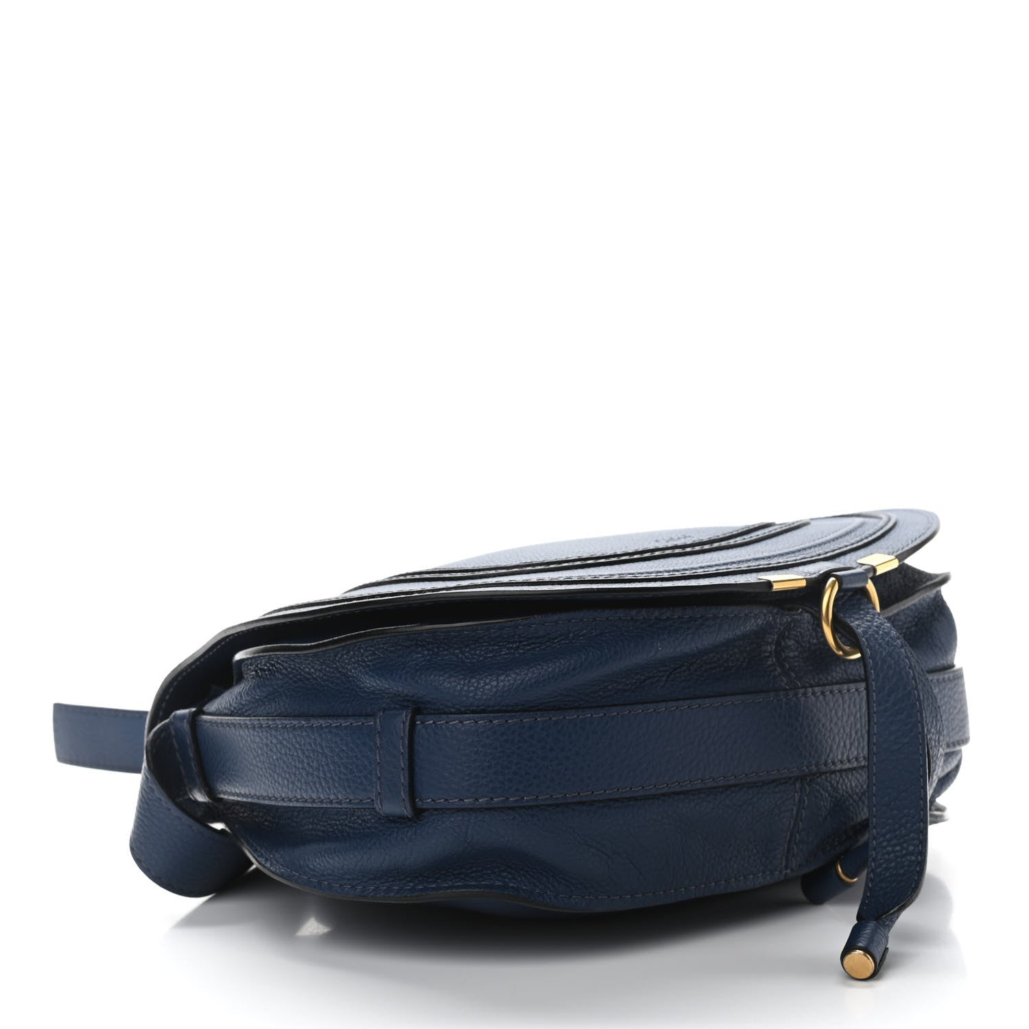 Chloe Calfskin Medium Marcie Round Crossbody Bag Royal Navy 3 of 9