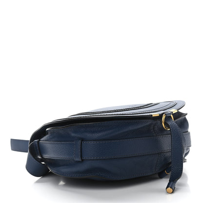 Chloe Calfskin Medium Marcie Round Crossbody Bag Royal Navy 3 of 9