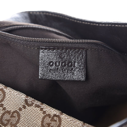 Gucci Monogram Large New Ladies Web Hobo Dark Brown 6 of 8