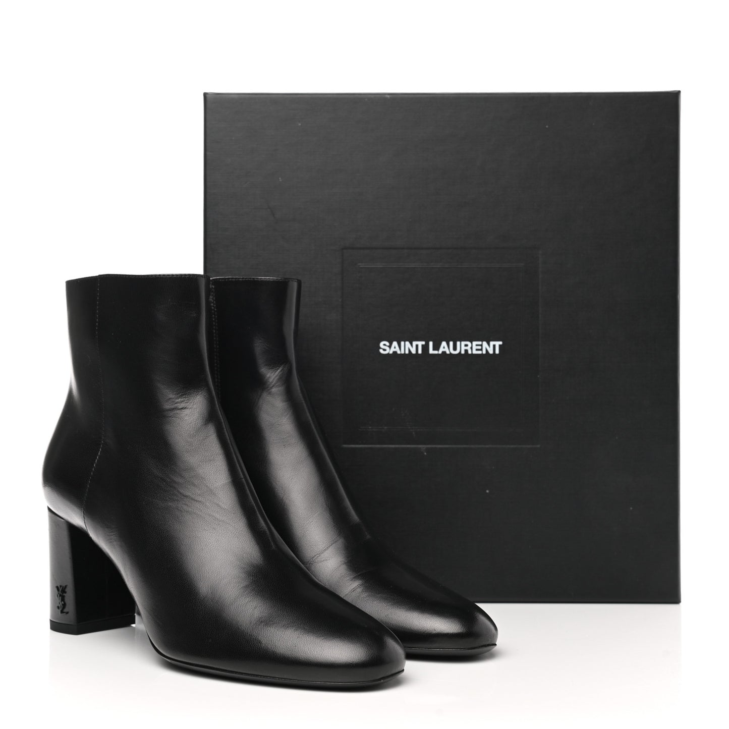 Nappa Vendome Loulou Ankle Zip Boot 38 Black