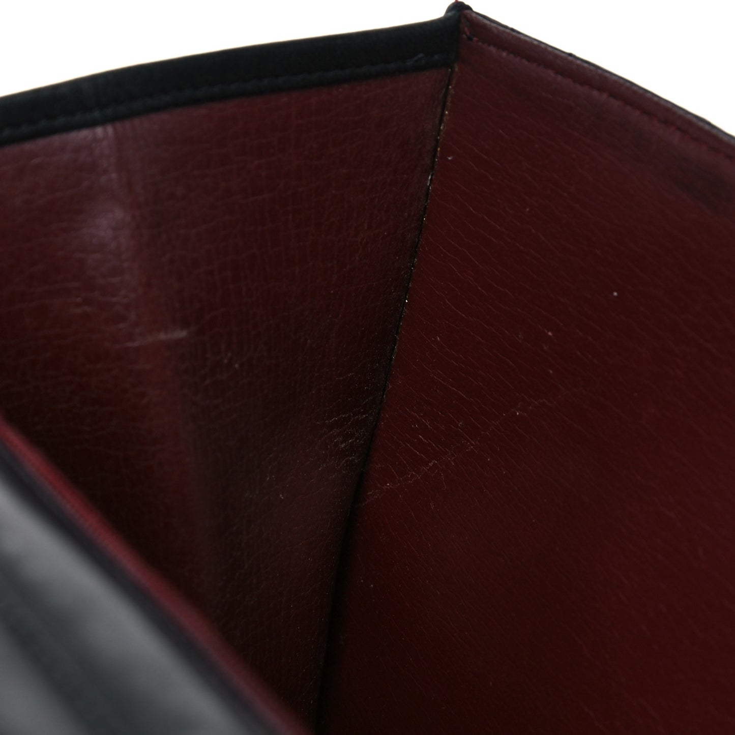 Lambskin Quilted Medium Single Flap Navy