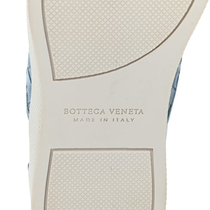 Bottega Veneta Nappa Intrecciato Suede Mens Slip On Sneakers 35.5 Light Blue 8 of 9