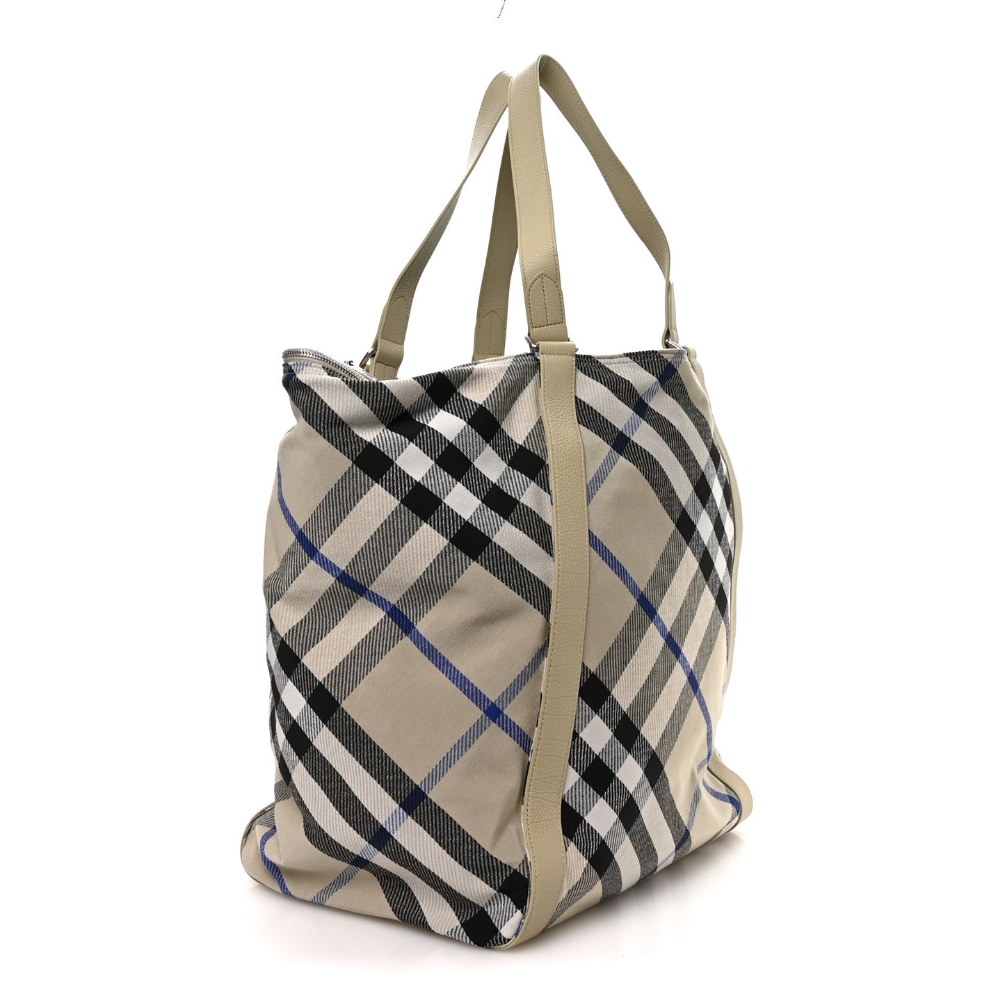 Jacquard Check Festival Tote Lichen