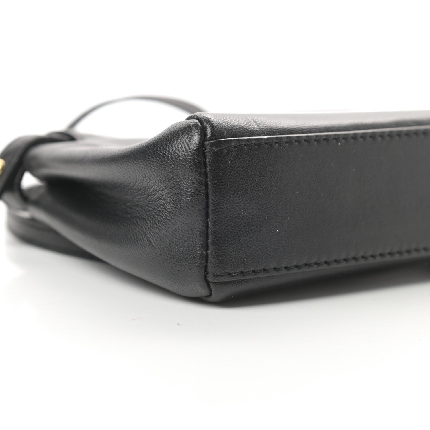 Fendi Nappa Micro Peekaboo Iconic Satchel Black 10 of 14