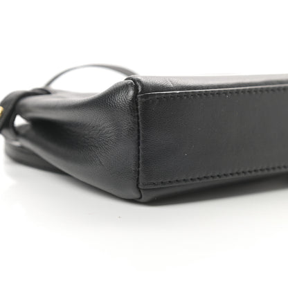 Fendi Nappa Micro Peekaboo Iconic Satchel Black 10 of 14