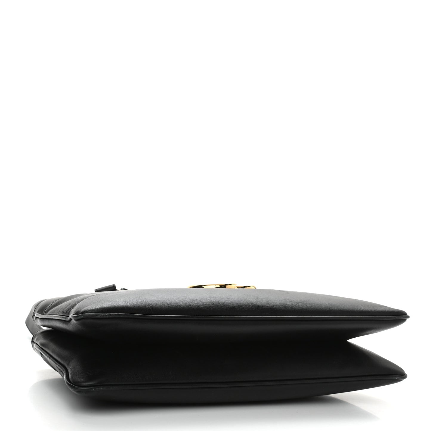 Vitello Palmellato Lux Large Arli Top Handle Bag Black