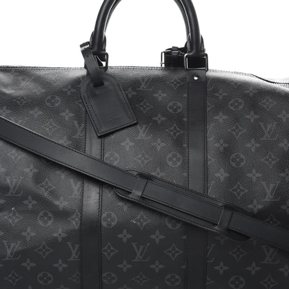 Louis Vuitton Monogram Eclipse Keepall Bandouliere 55 8 of 20