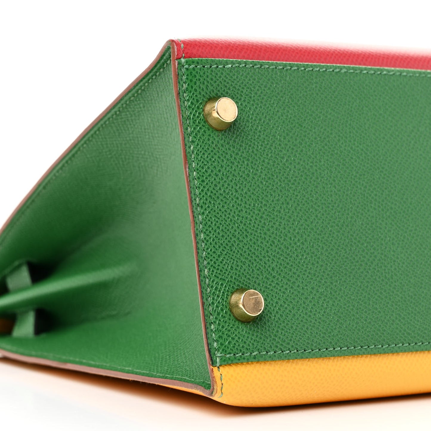 Courchevel Tri-Color Kelly Sellier 32 Rouge Vif Jaune Vert Bengale