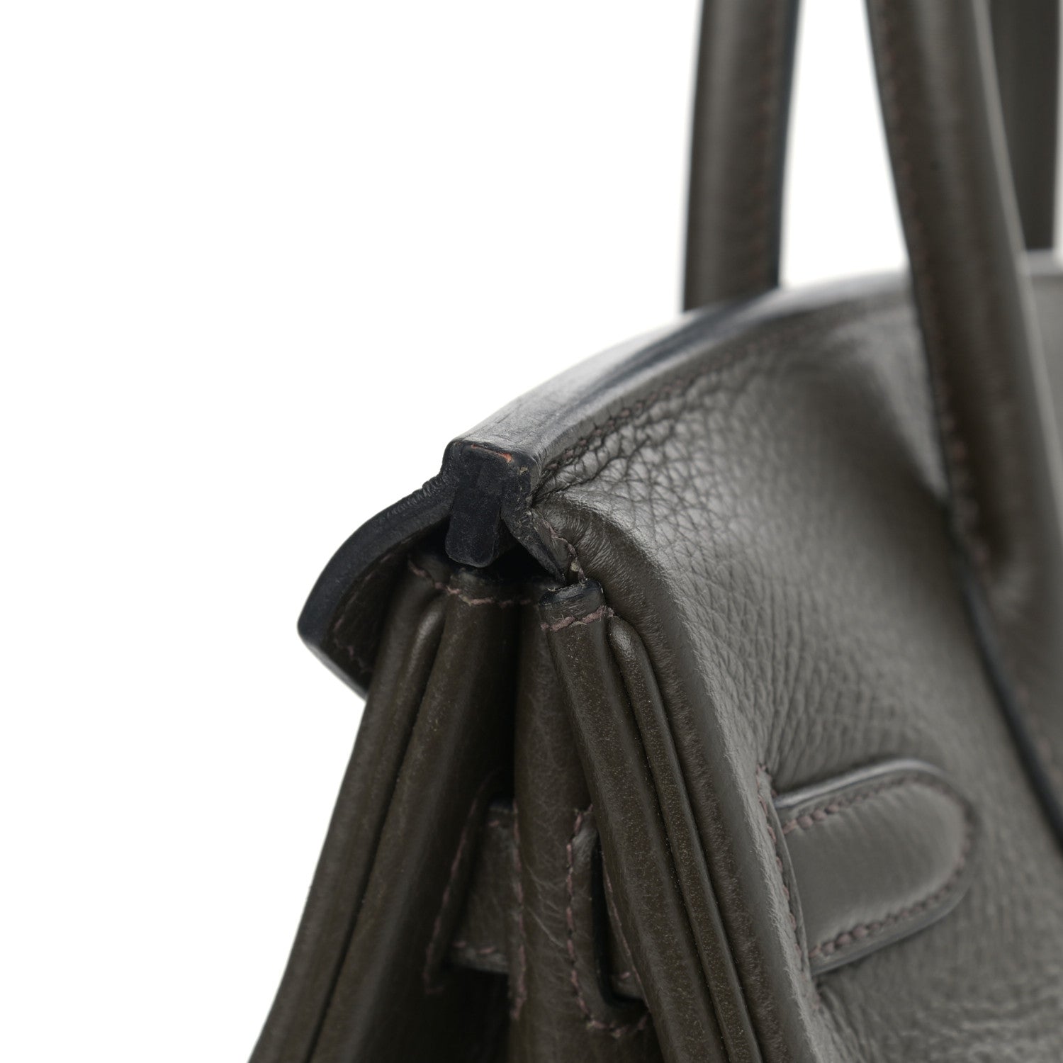 Hermes Taurillon Clemence Birkin 30 Vert Bronze 14 of 15