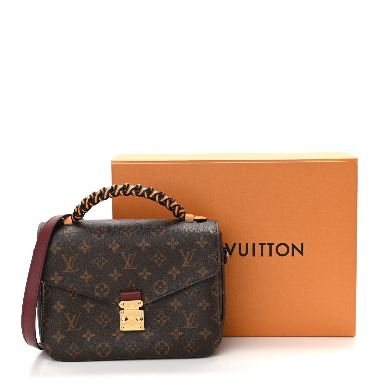 Louis Vuitton Monogram Braided Pochette Metis Safran 11 of 11