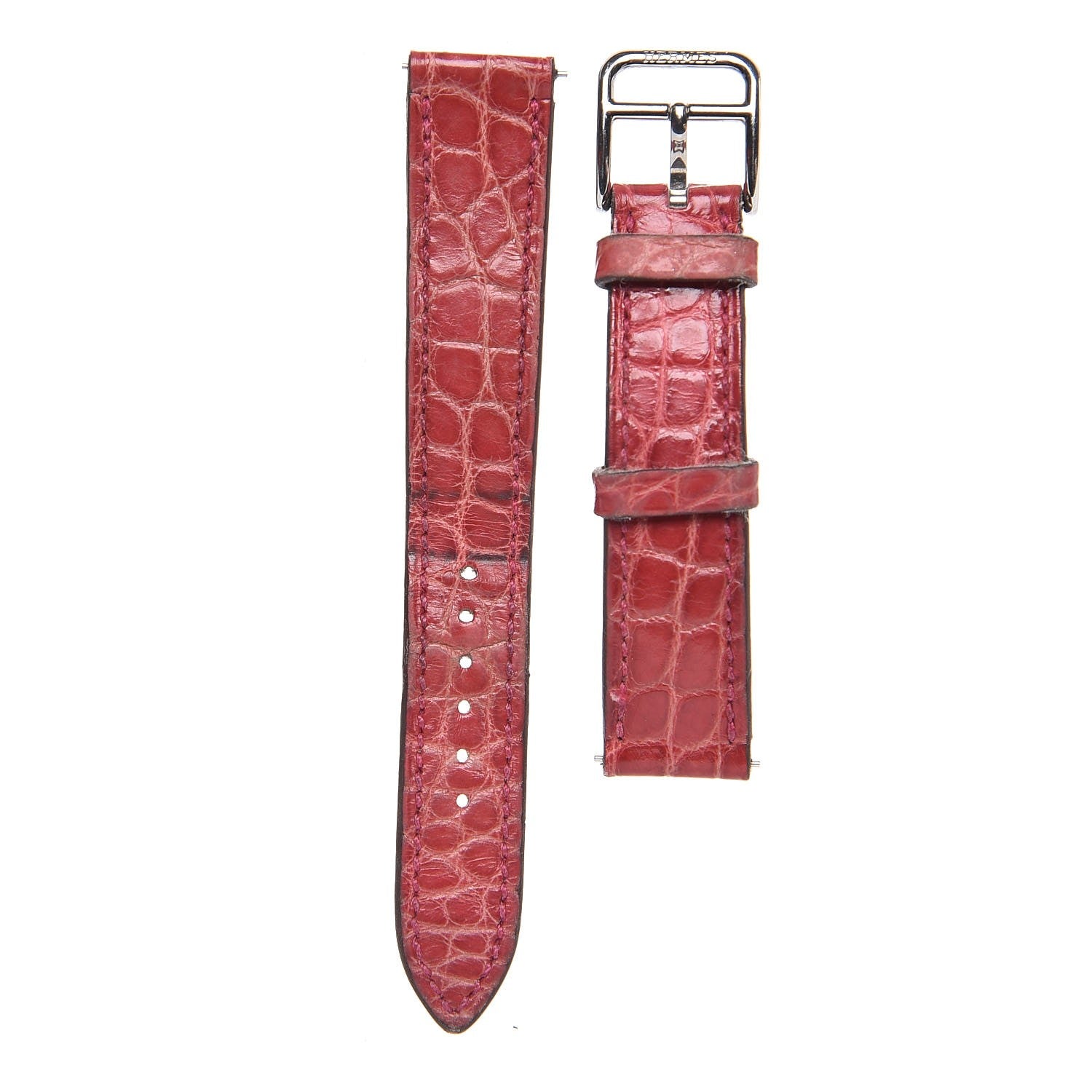 Hermes Alligator Watch Strap Pink 1 of 6